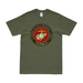Distressed U.S. Marine Corps Veteran Emblem T-Shirt Tactically Acquired Small Military Green 