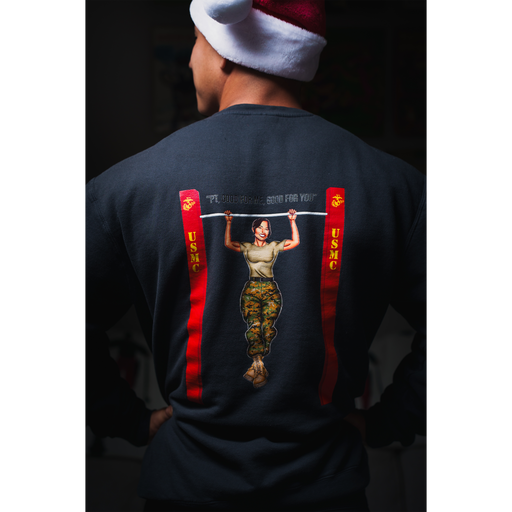 USMC Pin-Up Girl Ari Comfort Colors PT Sweatshirt Tactically Acquired