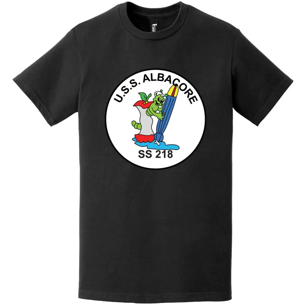 USS Albacore (SS-218) Gato-class Submarine Logo T-Shirt Tactically Acquired   