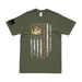 USS Abraham Lincoln (CVN-72) American Flag T-Shirt Tactically Acquired Military Green Small 