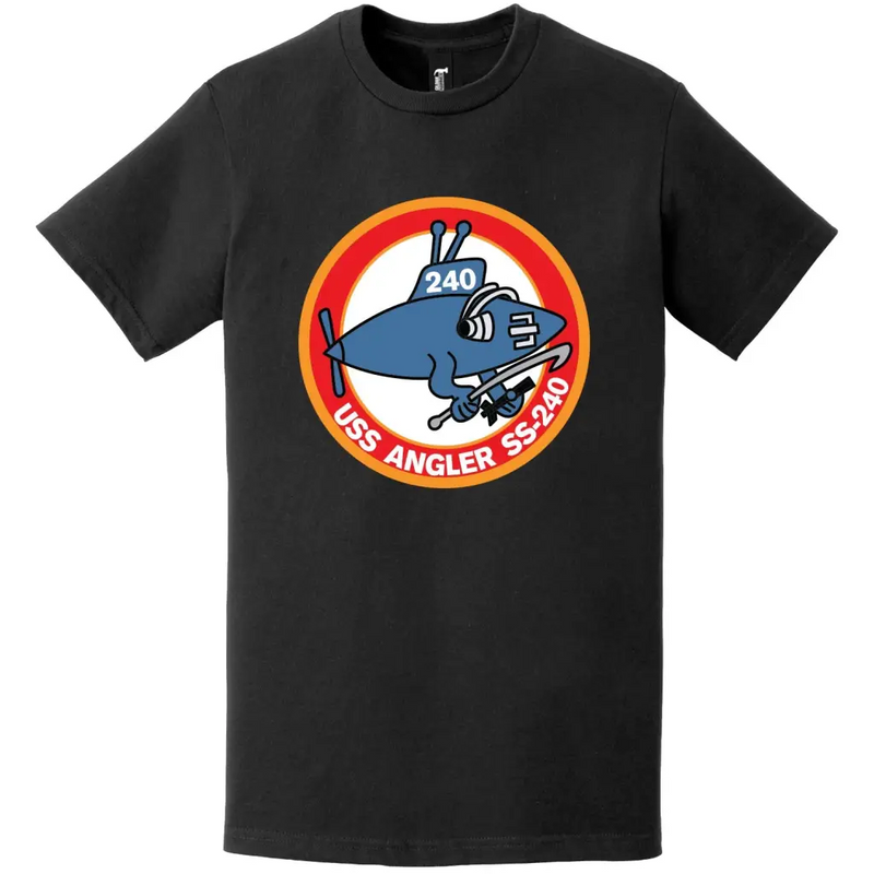 USS Angler (SS-240) Gato-class Submarine Logo T-Shirt