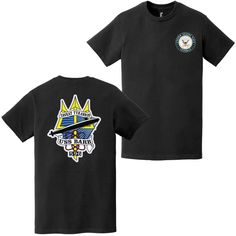 USS Barb (SSN-596) U.S. Navy Veteran T-Shirt
