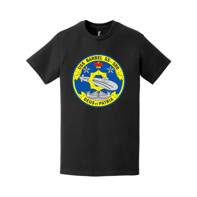USSバーベル (SS-580) ロゴ エンブレム クレスト Tシャツ