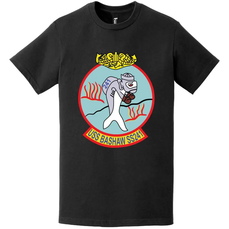 USS Bashaw (SS-241) Gato-class Submarine Logo T-Shirt