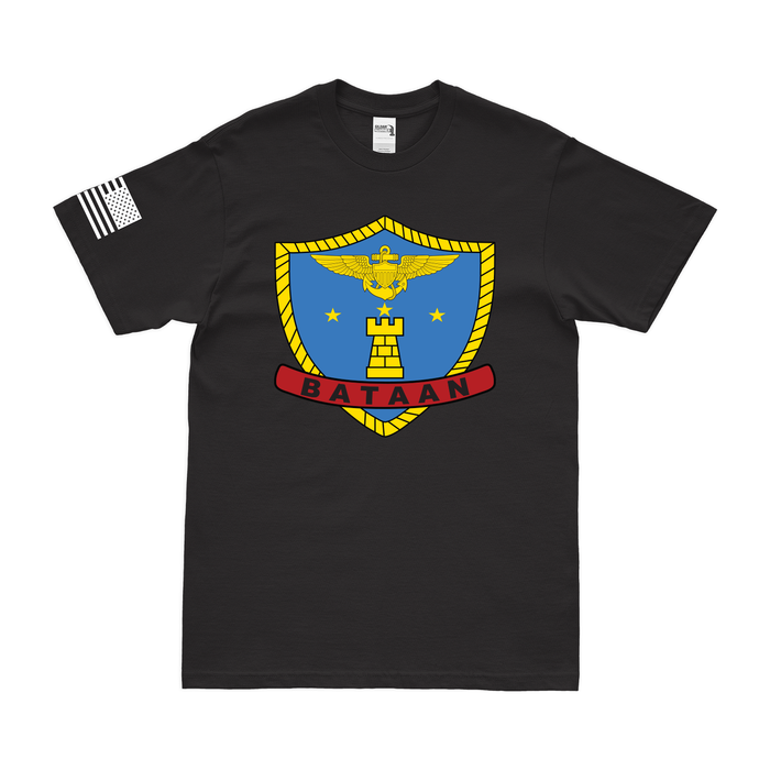 USS Bataan (CVL-29) T-Shirt Tactically Acquired Black Small 