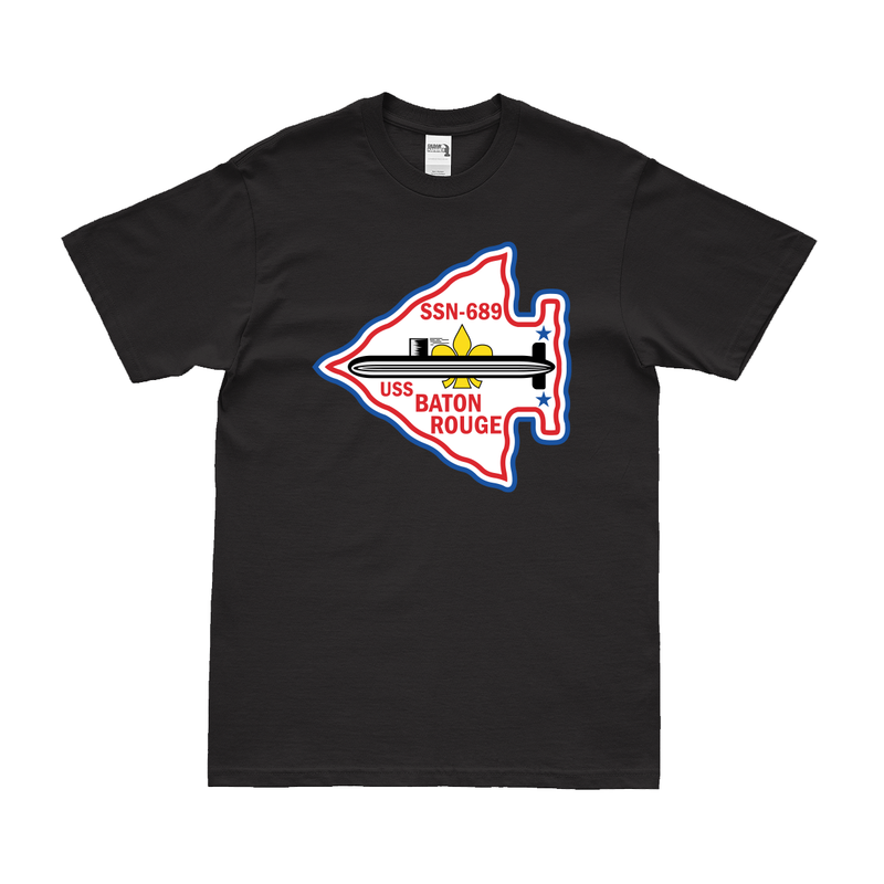 USS Baton Rouge (SSN-689) Submarine Logo Emblem T-Shirt