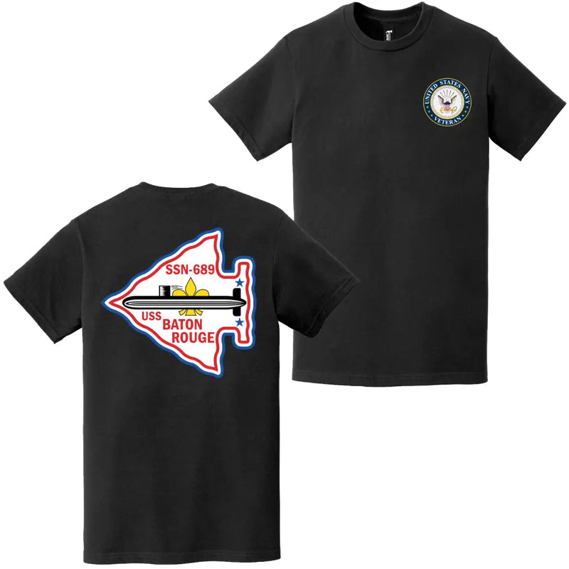 USS Baton Rouge (SSN-689) U.S. Navy Veteran T-Shirt