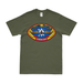 USS Benjamin Franklin (SSBN-640) Ballistic-Missile Submarine T-Shirt Tactically Acquired Military Green Clean Small