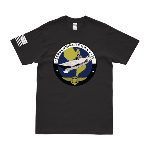 USS Bennington (CV-20) T-Shirt Tactically Acquired Black Small 