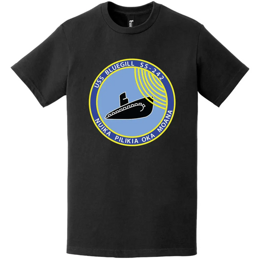 USS Bluegill (SS-242) Gato-class Submarine Logo T-Shirt Tactically Acquired   