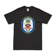 USS Boxer (LHD-4) Emblem T-Shirt Tactically Acquired Black Clean Small