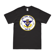 USS Carl Vinson (CVN-70) T-Shirt Tactically Acquired Black Clean Small