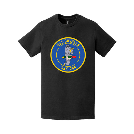 USS Cavalla (SSK-244) Logo Emblem Crest T-Shirt Tactically Acquired   