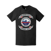 USS Chicago (SSN-721) Windy City Motto Scroll T-Shirt Tactically Acquired   