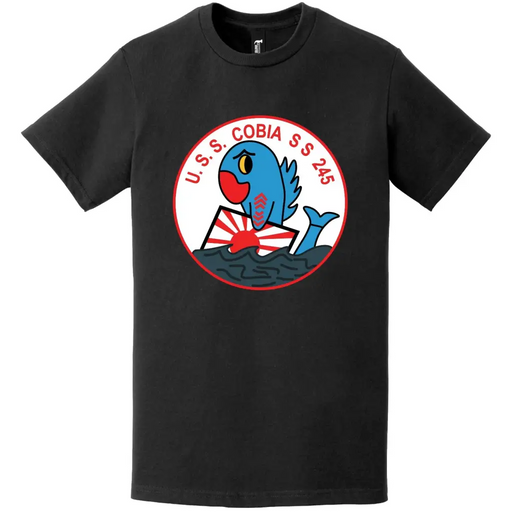 USS Cobia (SS-245) Gato-class Submarine Logo T-Shirt Tactically Acquired   