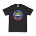 USS Coral Sea (CVA-43) T-Shirt Tactically Acquired Black Distressed Small