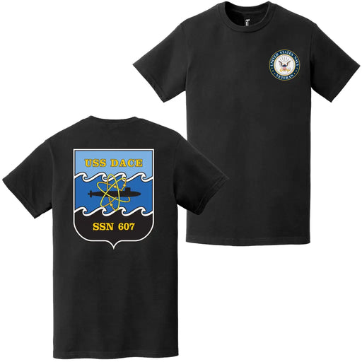 USS Dace (SSN-607) U.S. Navy Veteran T-Shirt Tactically Acquired   