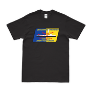 USS Daniel Webster (SSBN-626) Ballistic-Missile Submarine T-Shirt Tactically Acquired Black Clean Small