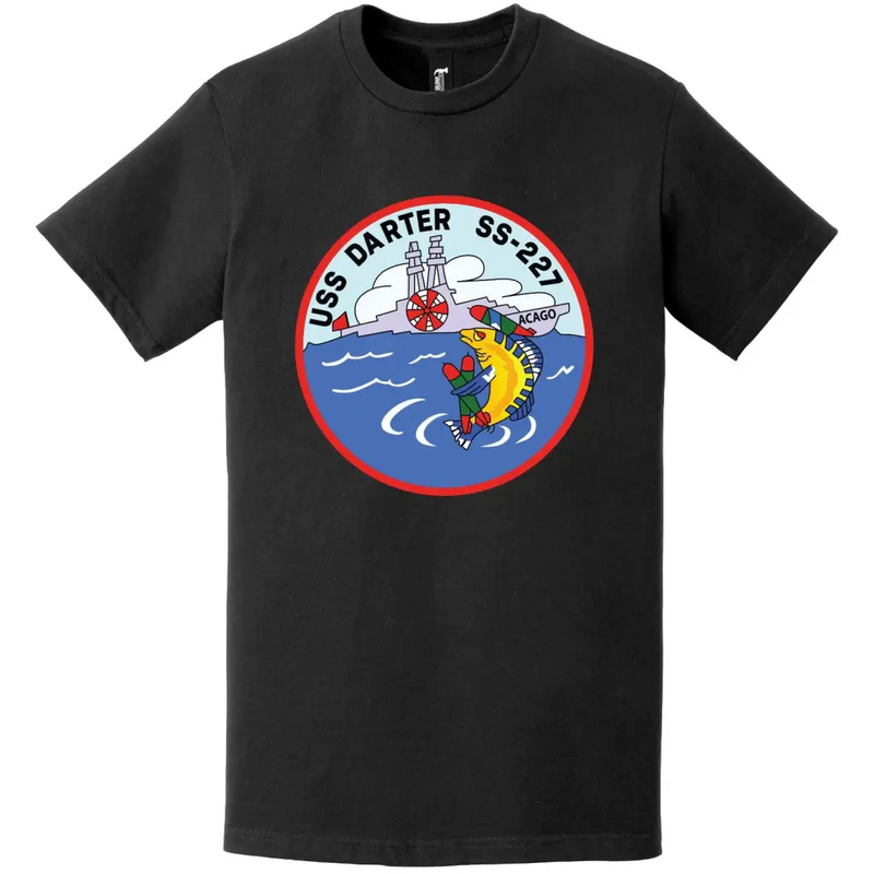 USS Darter (SS-247) Gato-class Submarine Logo T-Shirt