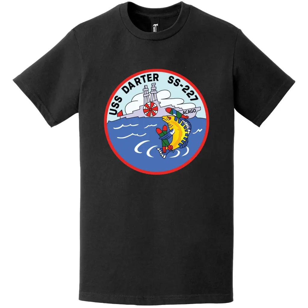 USS Darter (SS-247) Gato-class Submarine Logo T-Shirt Tactically Acquired   