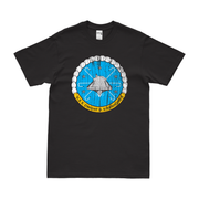 USS Dwight D. Eisenhower (CVN-69) T-Shirt Tactically Acquired Black Distressed Small