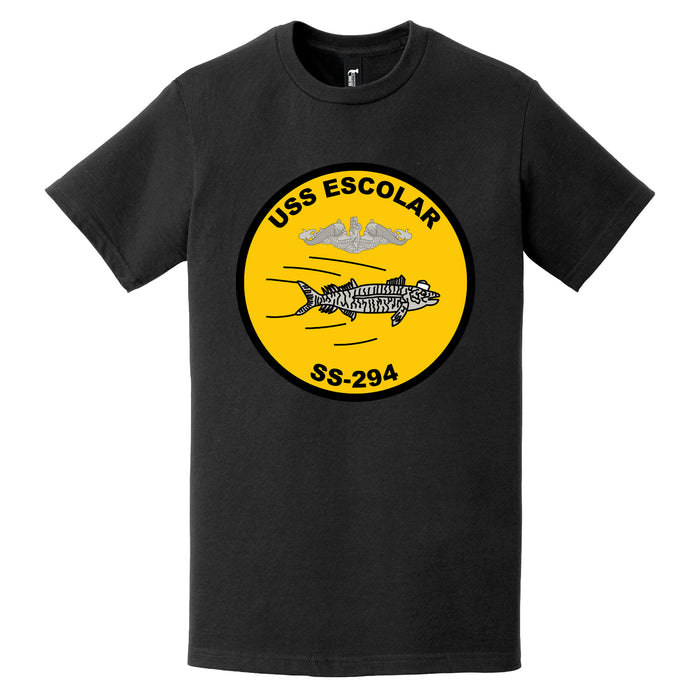 USS Escolar (SS-294) Balao-class Submarine Logo T-Shirt Tactically Acquired   
