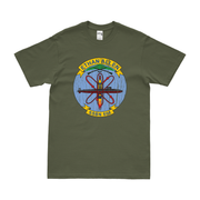 USS Ethan Allen (SSBN-608) Ballistic-Missile Submarine T-Shirt Tactically Acquired Military Green Distressed Small