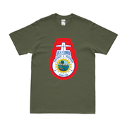 USS Florida (SSBN-728) Ballistic-Missile Submarine T-Shirt Tactically Acquired Military Green Clean Small