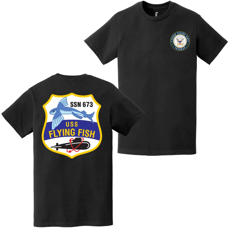 USS Flying Fish (SSN-673) U.S. Navy Veteran T-Shirt