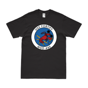 USS Fortify (MSO-446) Logo Emblem T-Shirt Tactically Acquired Small Black 