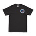 USS Fortify (MSO-446) Logo Left Chest Emblem T-Shirt Tactically Acquired Small Black 