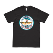 USS Franklin (CV-13) T-Shirt Tactically Acquired Black Clean Small