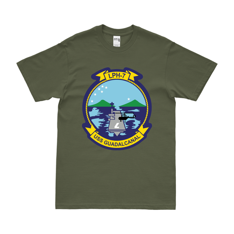 USS グアダルカナル (LPH-7) エンブレム Tシャツ