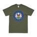 USS Guam (LPH-9) Emblem T-Shirt Tactically Acquired Military Green Clean Small