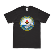 USS George H.W. Bush (CVN-77) T-Shirt Tactically Acquired Black Distressed Small