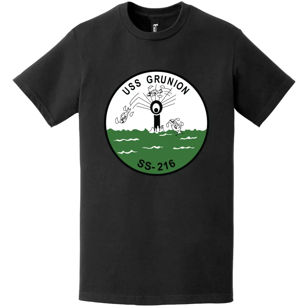 USS Grunion (SS-216) Gato-class Submarine Logo T-Shirt Tactically Acquired   