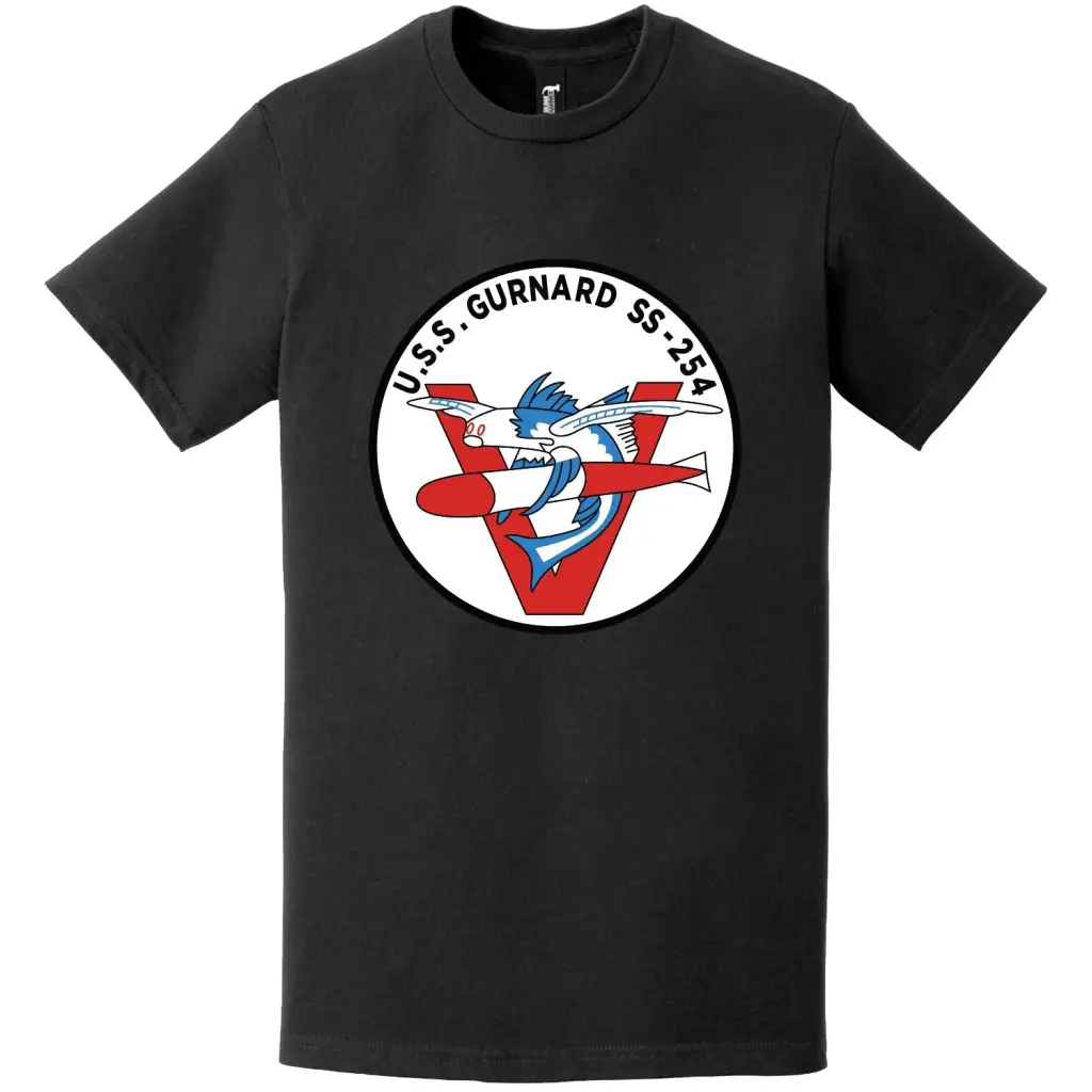 USS Gurnard (SS-254) Gato-class Submarine Logo T-Shirt Tactically Acquired   