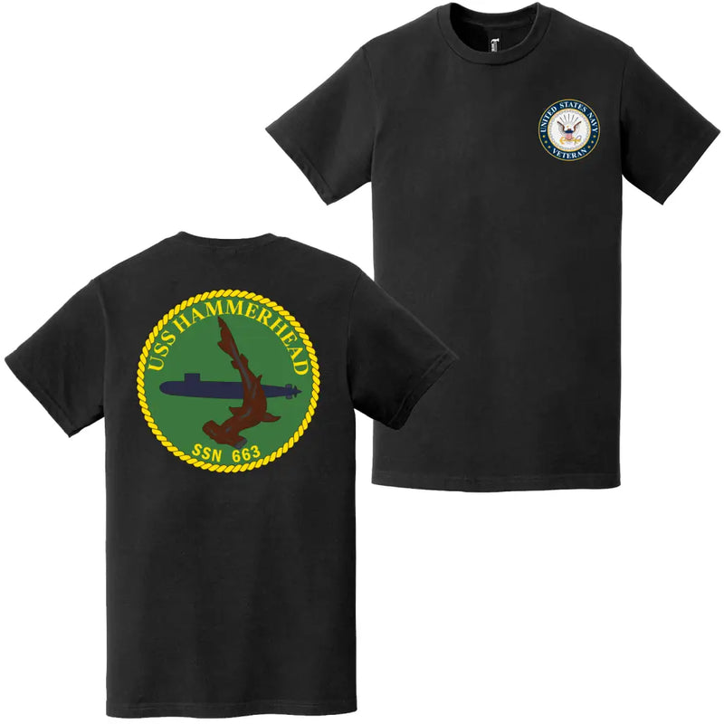 USS Hammerhead (SSN-663) U.S. Navy Veteran T-Shirt