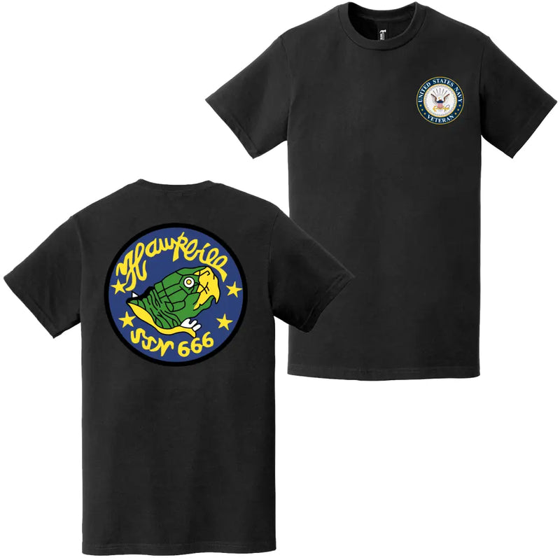 USS Hawkbill (SSN-666) U.S. Navy Veteran T-Shirt