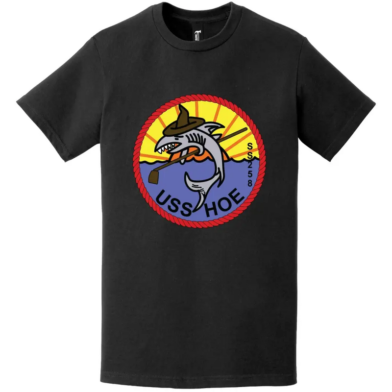 USS Hoe (SS-258) Gato-class Submarine Logo T-Shirt