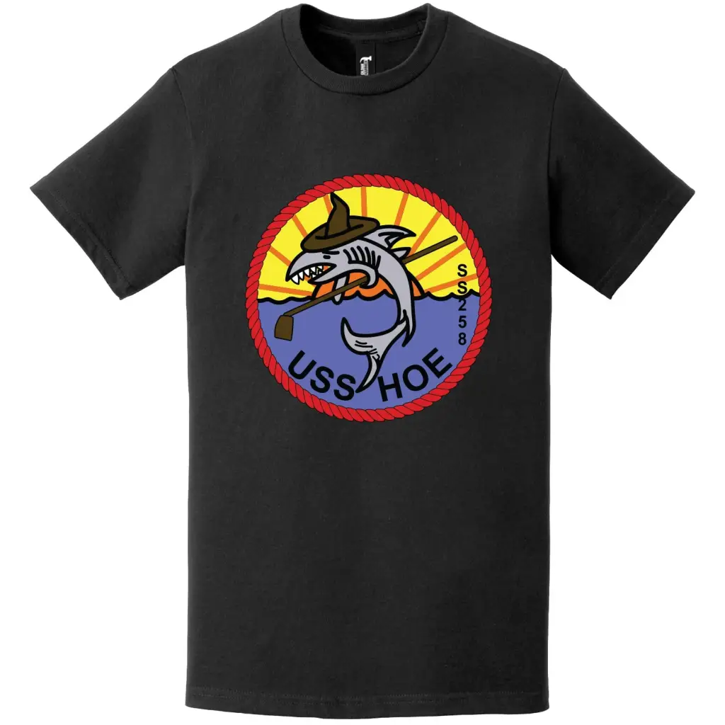 USS Hoe (SS-258) Gato-class Submarine Logo T-Shirt Tactically Acquired   