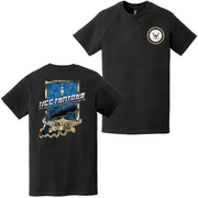 USS Indiana (SSN-789) Double-Sided Logo T-Shirt Tactically Acquired   