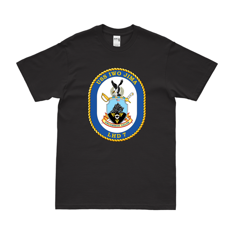 強襲揚陸艦イオー・ジマ (LHD-7) エンブレムTシャツ