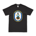 USS Iwo Jima (LHD-7) Emblem T-Shirt Tactically Acquired Black Clean Small