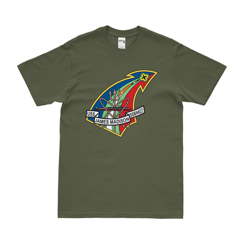 USS James Madison (SSBN-627) Ballistic-Missile Submarine T-Shirt