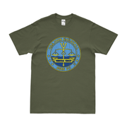 USS John Marshall (SSBN-611) Ballistic-Missile Submarine T-Shirt Tactically Acquired Military Green Distressed Small