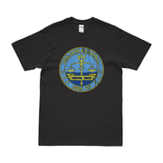 USS John Marshall (SSBN-611) Ballistic-Missile Submarine T-Shirt Tactically Acquired Black Distressed Small