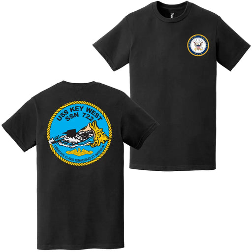 USS Key West (SSN-722) Double-Sided Logo T-Shirt Tactically Acquired   