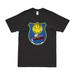 USS Lewis and Clark (SSBN-644) Ballistic-Missile Submarine T-Shirt Tactically Acquired Black Distressed Small