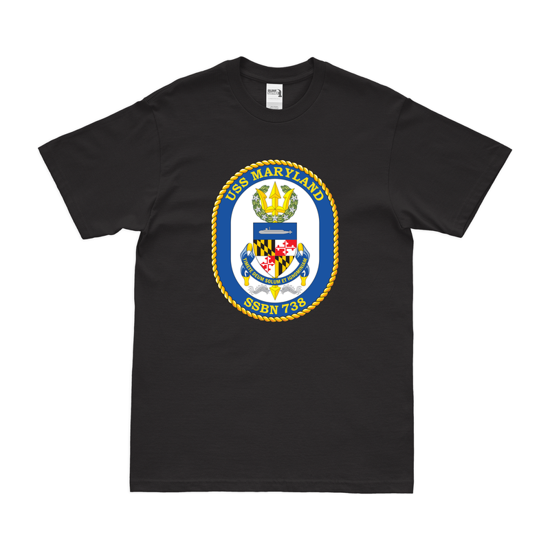 USS Maryland (SSBN-738) Ballistic-Missile Submarine T-Shirt